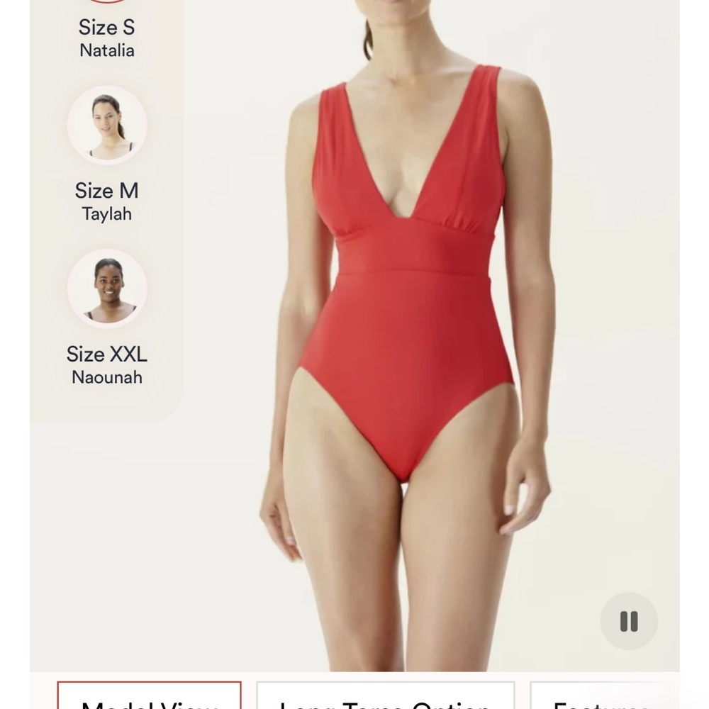 NWT Andie Swim Mykonos one piece swimsuit.
